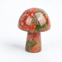 Gemstone Mini Mushroom Figurine Garden Decoration Crystal Mineral Craft Natural Stone Healing Specimen, meditation Home Decor