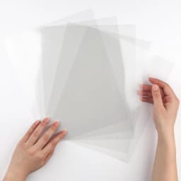 8.5X11Inch Heat Resistant Clear Acetate Sheets for Shaker Cards Making Transparent Shaker Stencils, Journals, Craft