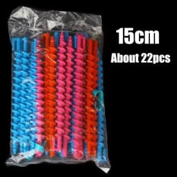 20× Plastic Spiral Perm Stick Heatless Hair Curler Women Curly Hair Rollers No Heat Curls Cold Perm Bar Barber Hair Styling Tool