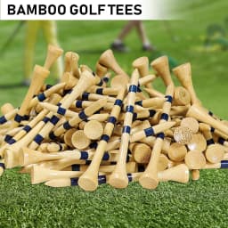 50pcs Bamboo Golf Tees More Durable and Stable TE003-Y