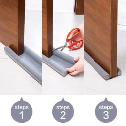Door Bottoom Seal Strip Flexible Wind Noise Reduction Stopper Under Door Sealing Blocker Soundproof Weatherstrip Anti-cockroach