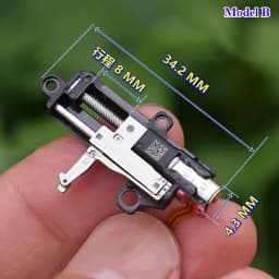 Mini Tiny 5mm/4.3mm Precision Planetary Gear Stepper Motor Micro 2-Phase 4-Wire Stepping Motor Linear Metal Screw Slider Camera