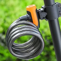 Bicycle Lock Anti-theft Mountain Road Bicycle Wire Chain Lock Key Safety Anti-theft Belt Mounting Bracket Scooter Bicycle Lock