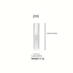 10pcs 4 Accessories 2/3/5ml Leakproof Travel Perfume Atomizer with 10 Spray Bottles, 2 Funnels, 2 Droppers Refillable