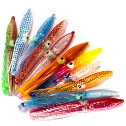 10pcs 8cm Soft Lure Squid Artificial Bait Lures Octopus Tuna Sailfish Baits