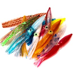 10pcs 8cm Soft Lure Squid Artificial Bait Lures Octopus Tuna Sailfish Baits