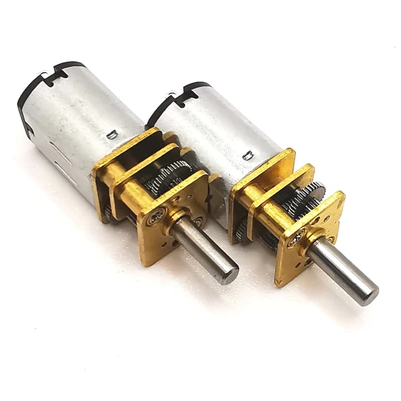 DC 3V/6V/12V N20 Mini Micro Metal Gear Motor with Gearwheel DC Motors 15/30/50/60/100/200/300/500/1000RPM