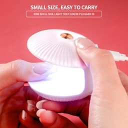Mini Nail Dryer UV LED Lamp Machine Shell Single Finger Phototherapy Machine for Nails UV Gel Polish Quick Drying Manicure Tools