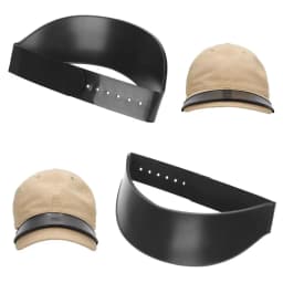 Cap Bender Hat Shaper Brim Bender with 9 Brim Curve Plastic Hat Curve Bender Reusable Hat Curving Band for Baseball Caps