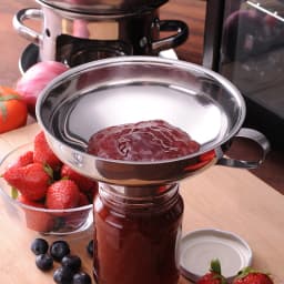 Stainless Steel Wide Mouth Funnel Canning Funnel Cup Jam Salad Dressing Hopper Filter For Jar Canned Filteroil Wine Water Spices