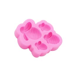 GJ-75 Cartoon Mini Bee Shoes and Clothing Decorative Accessories Drip Mold Chocolate Cookies Cake Dessert Decorative Molds