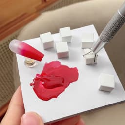 Stainless Steel Nail Art Sponge Tweezer Soft Sponge Clip Manicure Decoration Manicure Dotting Pen Polish Nail Brush Gripper Tool