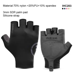 INBIKE Cycling Gloves Half Finger Summer Men Women MTB Gloves Shock-absorption Mountain Bike Sports Gloves Cycling Accessories