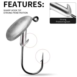 Tumbler Jig Head Hook 3.5g 5g 7g 10g 14g Fishing Hook Jigging Lure Hard Bait Soft Worm Fishhook Jig Hook For Fishing