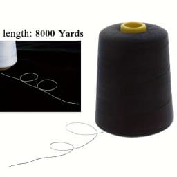 8000 Yards Sewing Thread, Clothing Sewing, Polyester 402 Thread Embroidery Thread, DIY Sewing Machine, Clothing Sewing Supplies