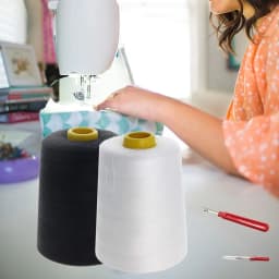8000 Yards Sewing Thread, Clothing Sewing, Polyester 402 Thread Embroidery Thread, DIY Sewing Machine, Clothing Sewing Supplies