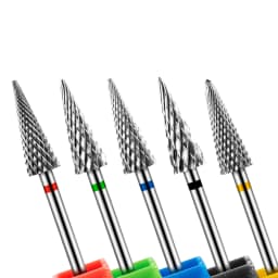 Tip Tungsten Carbid Nail Drill Bits Electric Manicure Drill Accessory Milling Cutters for Nail Gel Polish Remover Nail Tools