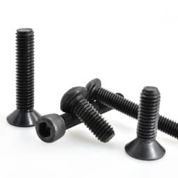 15-100PCS Carbon Steel Hexagon Socket Screws Countersunk /Round / Cup Head Black Hex Socket Machine Bolt Screw M2 M2.5 M3 M4