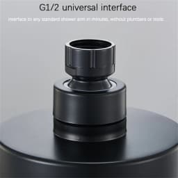 1 Piece Of Bathroom Facilities 4 Inch Black Faucet Replacement Exquisite And Compact Bathroom Beautiful Shower Head Decoration