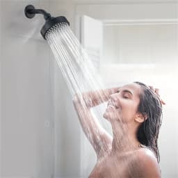 1 Piece Of Bathroom Facilities 4 Inch Black Faucet Replacement Exquisite And Compact Bathroom Beautiful Shower Head Decoration