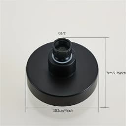 1 Piece Of Bathroom Facilities 4 Inch Black Faucet Replacement Exquisite And Compact Bathroom Beautiful Shower Head Decoration