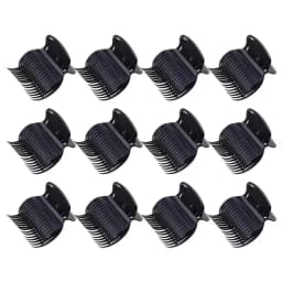 12pcs/lot Salon Hot Roller Barrette Curly Hold Hair Clips Prem Insulation Heatless Clips Hair Accessories DIY Styling Tools