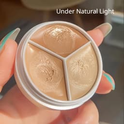 Concealer Even Skin Tone Universal Blemish Facial Makeup Concealer Palette Highly Praised 3-color Concealer Enhance Complexion