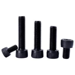 20-100pcs DIN912 Black Hex Socket Head Caps Bolt Screw M1.4 M1.6 M2 M2.5 M3 Grade12.9 Carbon Steel Allen Hexagonal Head Screws