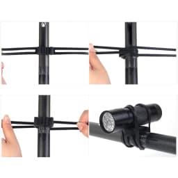 10pcs Bike Silicone Mount Band Bicycle Light Rubber Strap For Headlight Taillight Bicycle Accessories