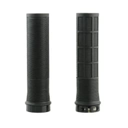TPR Bicycle Grips Integrated Bicycle Handlebar Grips Aluminum Alloy Lock on Bicycle Handles Non-slip MTB Cuffs Bike Part
