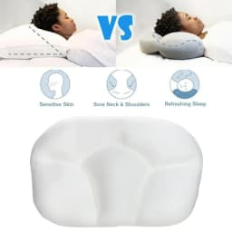 Sleep Pillows Egg Sleeper Memory Foam Soft Orthopedic Neck Pillow Almighty Microsphere Foam Soft Butterfly Shaped Foam Cushion