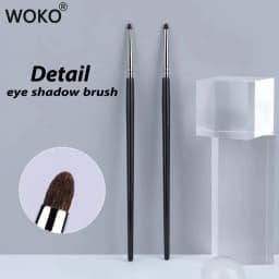 Detail Eye Shadow Brush Makeup Brush Smudge Eyeliner Smudge Brush Horse Hair Round Head Precise Eyeshadow Makeup Tool