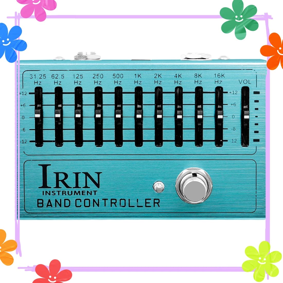 IRIN Band Controller Electric Guitarra Effect Pedal 10 Band EQ Equalizer Effect True Bypass Pedal AN-40 Guitar Accessories