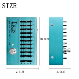 IRIN Band Controller Electric Guitarra Effect Pedal 10 Band EQ Equalizer Effect True Bypass Pedal AN-40 Guitar Accessories