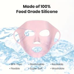 1PC 3D Silicone Facial Mask for Moisturizing-Reusable, Anti-Water Evaporation,Skin Care Tools for Women