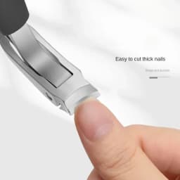 Curved Nail Clippers with Large Opening Three Times Anti-splash Storage Nail Clippers for The Elderly Thick Toenails Heavy Duty