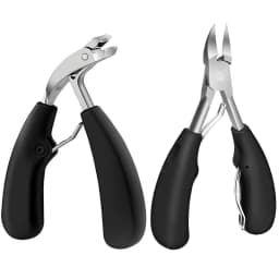 Curved Nail Clippers with Large Opening Three Times Anti-splash Storage Nail Clippers for The Elderly Thick Toenails Heavy Duty