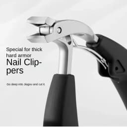 Curved Nail Clippers with Large Opening Three Times Anti-splash Storage Nail Clippers for The Elderly Thick Toenails Heavy Duty