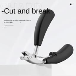 Curved Nail Clippers with Large Opening Three Times Anti-splash Storage Nail Clippers for The Elderly Thick Toenails Heavy Duty