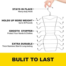 Clothes hanger1/2/3 Pack Multi-Layer Underwear Folding Hanger Sling Bra Storage Trouser Racks Do Not Leave Traces Of Multi-Funct