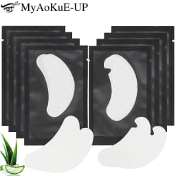 50 Pairs Gel Eye Patches Eyelash Extension Under Eye Pads Makeup Lashes Patch Tip Stickers Pads For Eyelashes Extension Supplies