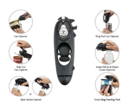 Tin or Can Opener Also for Jar Opener with Opening Beer Bottle Box Novel Multifunctional Kitchen Accessories for Opening Gadgets
