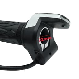 24V 36V 48V 1Pair Electric Scooter Bike Throttle Speed Adjustment Handle with Key Lock Display Divides LCD Grip