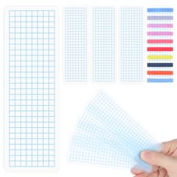 40/45Pcs Tape Dispenser Plastic Washi Cards Office Sample Boards Storage Sub-Packing Board for for Journal DIY Crafts Scrapbook