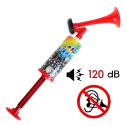 Football Championship Fanfare Reusable Handheld Air Horn Mini Handpush Pump Air Horn for Boating Sports Events Birthday Parties