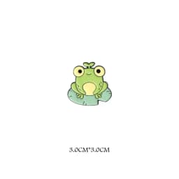 Cute Funny Vertical Middle Finger Frog Alloy Brooch Creative Cartoon Animal Badge Personality All-match Clothing Accessories