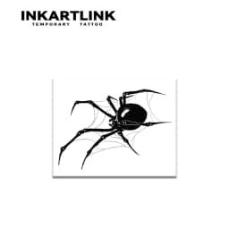 Spider Temporary Tattoo Sticker, Realistic Waterproof Design, Semi-Permanent Lasts 15 Days, Scary Fake Tattoo for Halloween