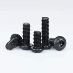 2510p Round Hex Cap Screw Kit M2 M2.5 M3 M4 M5 M6 Black 10.9 Grade Socket Button Head Allen Drive Screws Bolt Nut Washer ISO7380