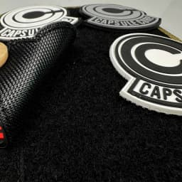 CAPSULE CORP Patches embroidery PVC luminous rubber Creative Fun Tactics Badge Hook Armband Stick on Jacket Backpack