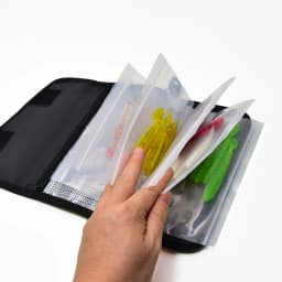 Luya Fake Bait Bag PVC Inner Bag Partitioned Waterproof Storage Bag Fishing Sorting Accessories Storage Bag